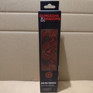Dungeons & Dragons XL Desk Pad And Coaster Set Official D&D Collectibles